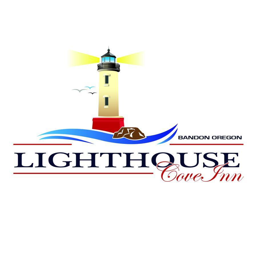 Lighthouse Cove Inn Bandon Buitenkant foto Logo of the Lighthouse Cove Inn